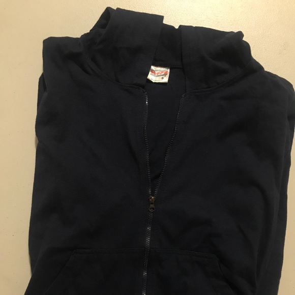 Navy Blue Soffe zip Up - Picture 2 of 8